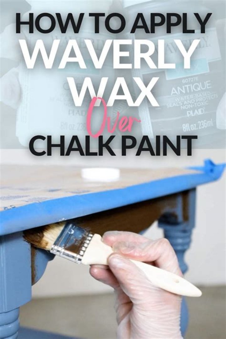 Can you apply chalk paint wax with a cloth?
