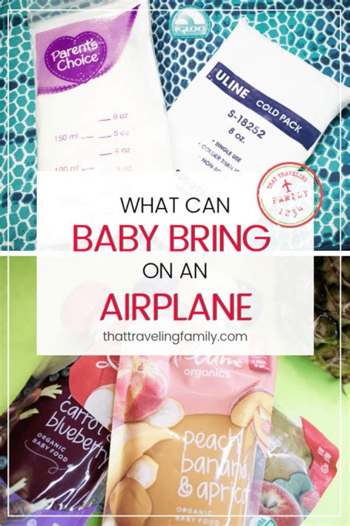 Can you bring 4oz baby food on plane?