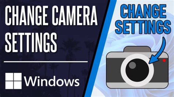 Can you change webcam setting?