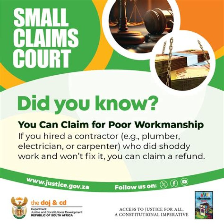 Can you claim for poor workmanship?