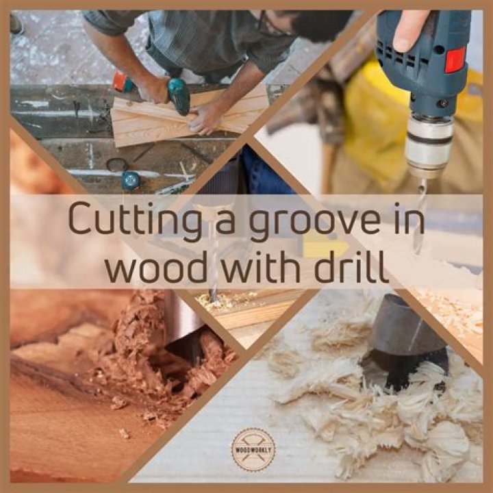 Can you cut a groove with a drill?