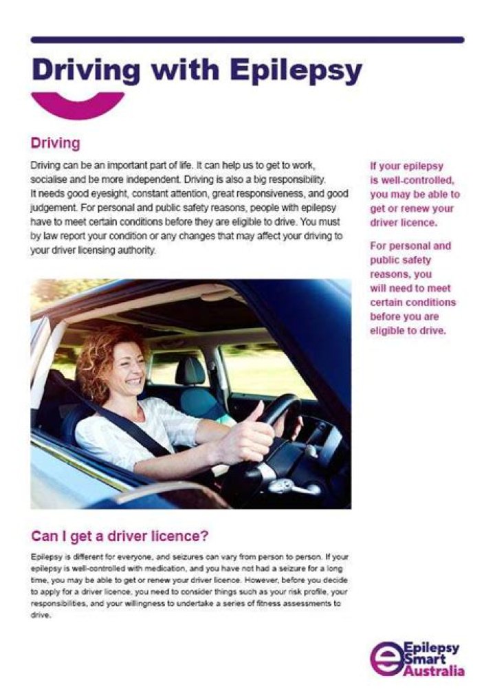 Can you drive a car if you have epilepsy?