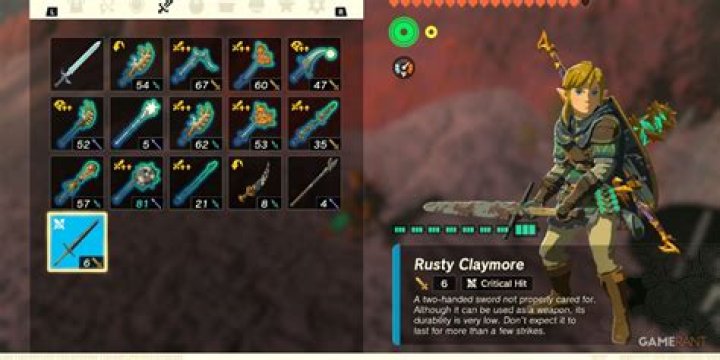 Can you fix rusty weapons in Botw?