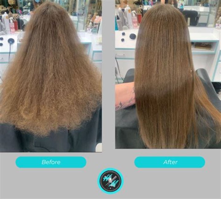 Can you flat iron your hair after keratin treatment?