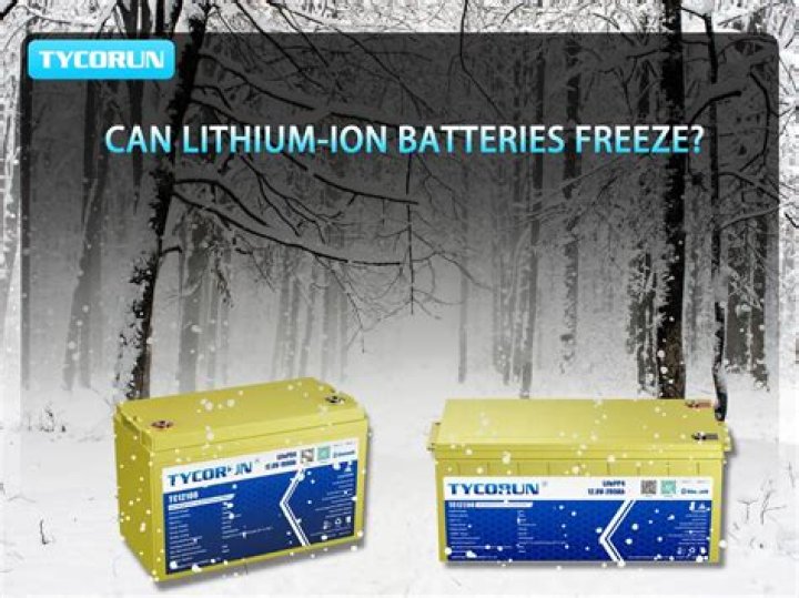 Can you freeze lithium batteries?
