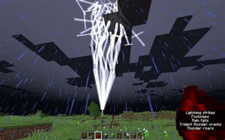 Can you get hit by lightning in Minecraft?