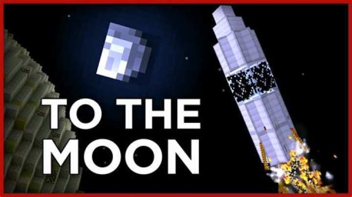 Can you go to the moon Minecraft?