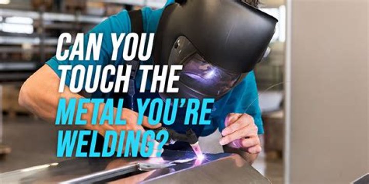 Can you hold metal while welding?