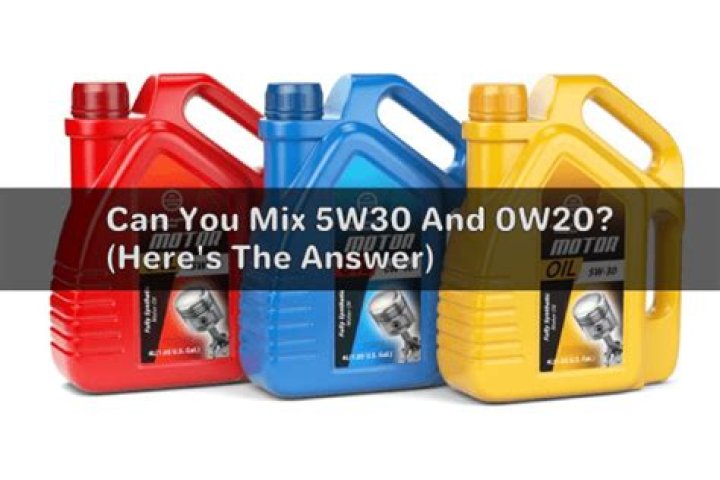 Can you mix 5w30 and 0w20?