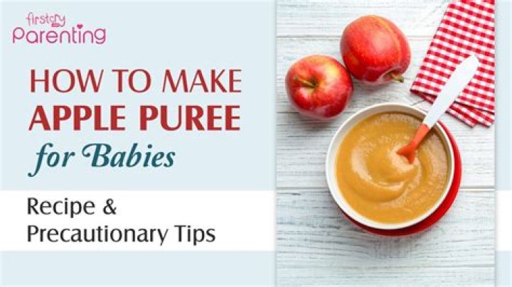 Can you puree raw apple for baby?