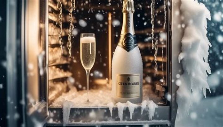 Can you put Champagne in the freezer?