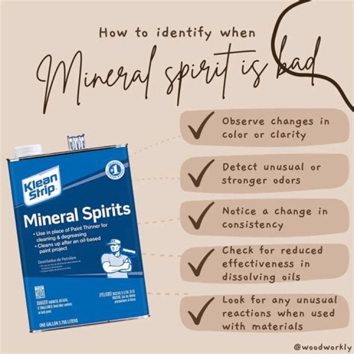 Can you put mineral spirits down the drain?