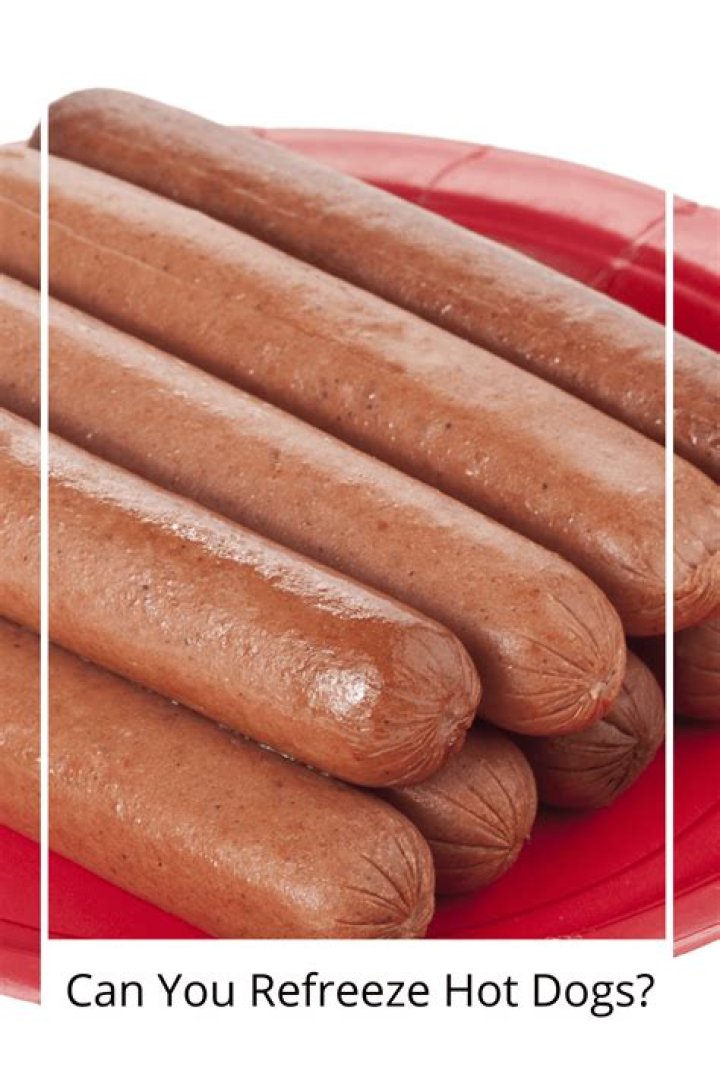 Can you refreeze hot dogs after they have been cooked?