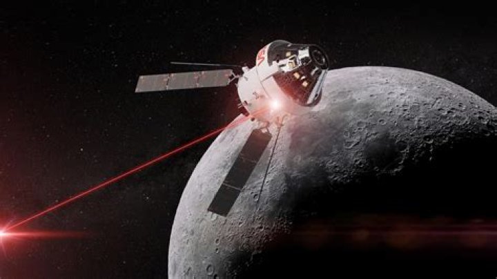 Can you shoot a laser at the moon?