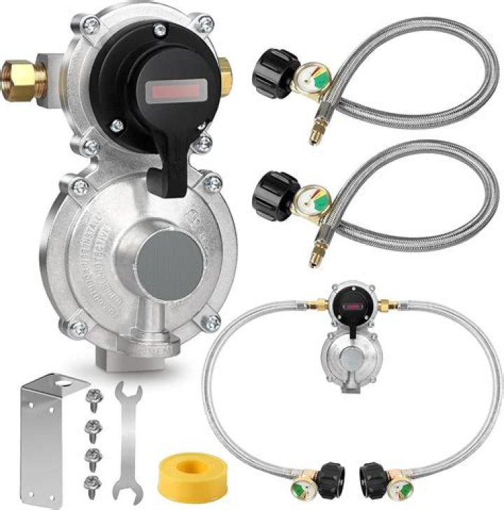 Can you use two propane regulators in series?