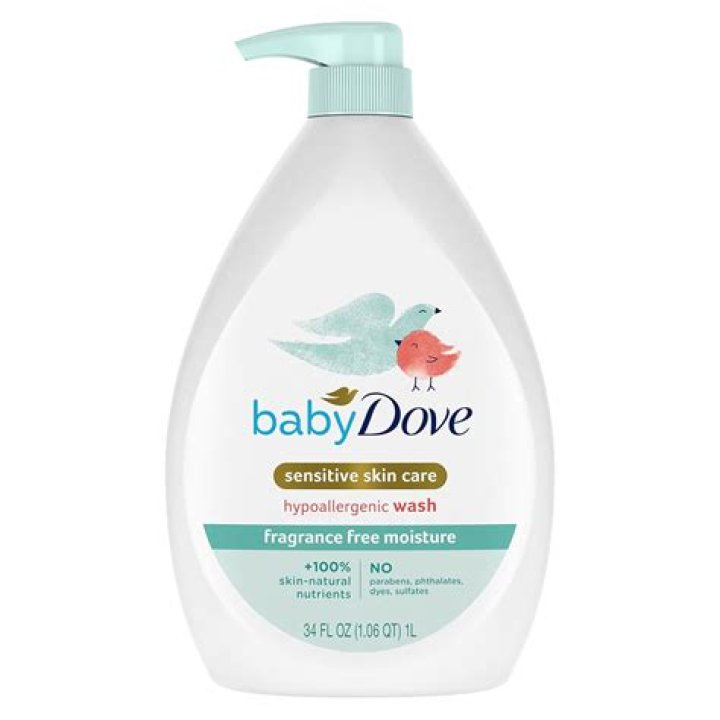 Can you wash babies with Dove soap?