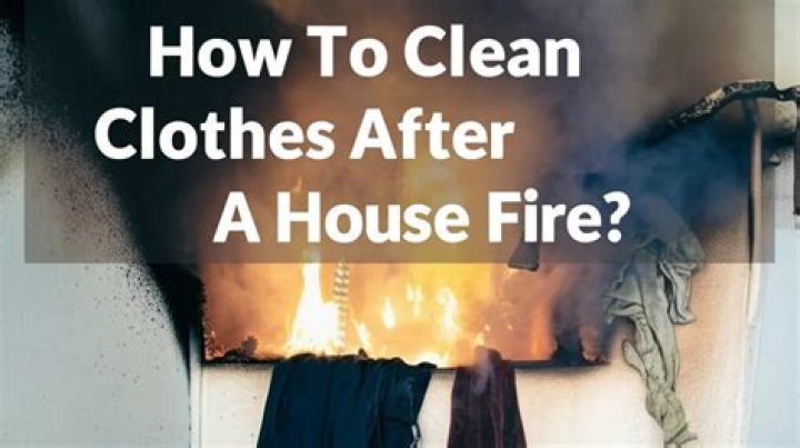 Can you wash clothes after a fire?
