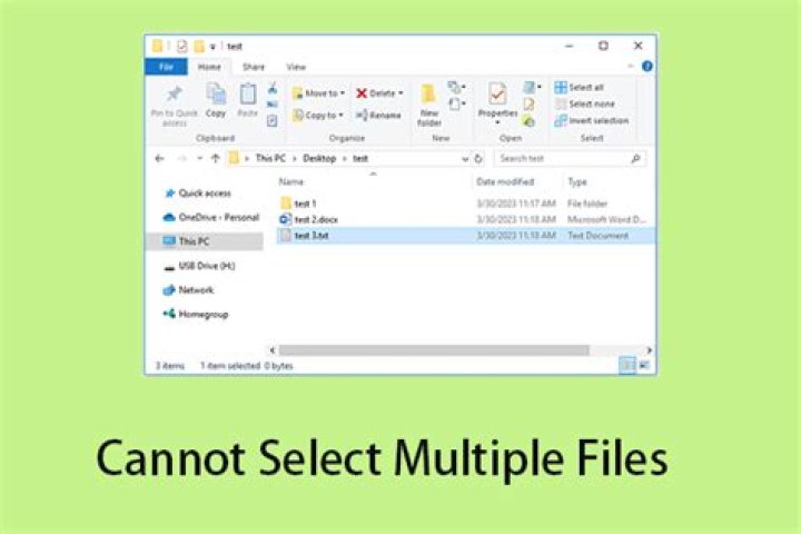 Can't select multiple files with control key?