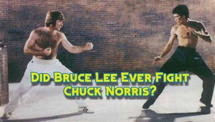 Did Bruce Lee ever fight Chuck Norris?