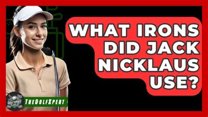 Did Jack Nicklaus use a 1-iron?