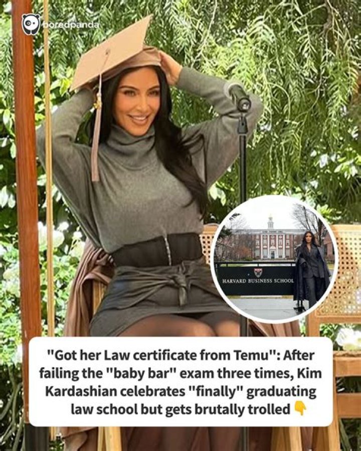 Did Kim Kardashian fail her bar exam?