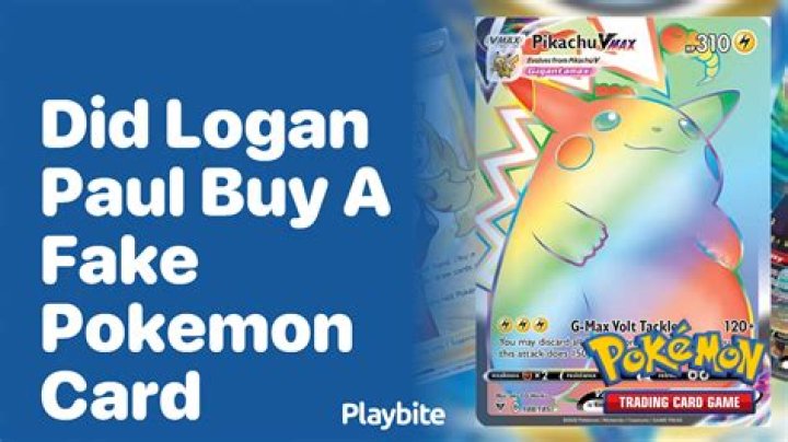 Did Logan Paul buy a fake Pokémon card?
