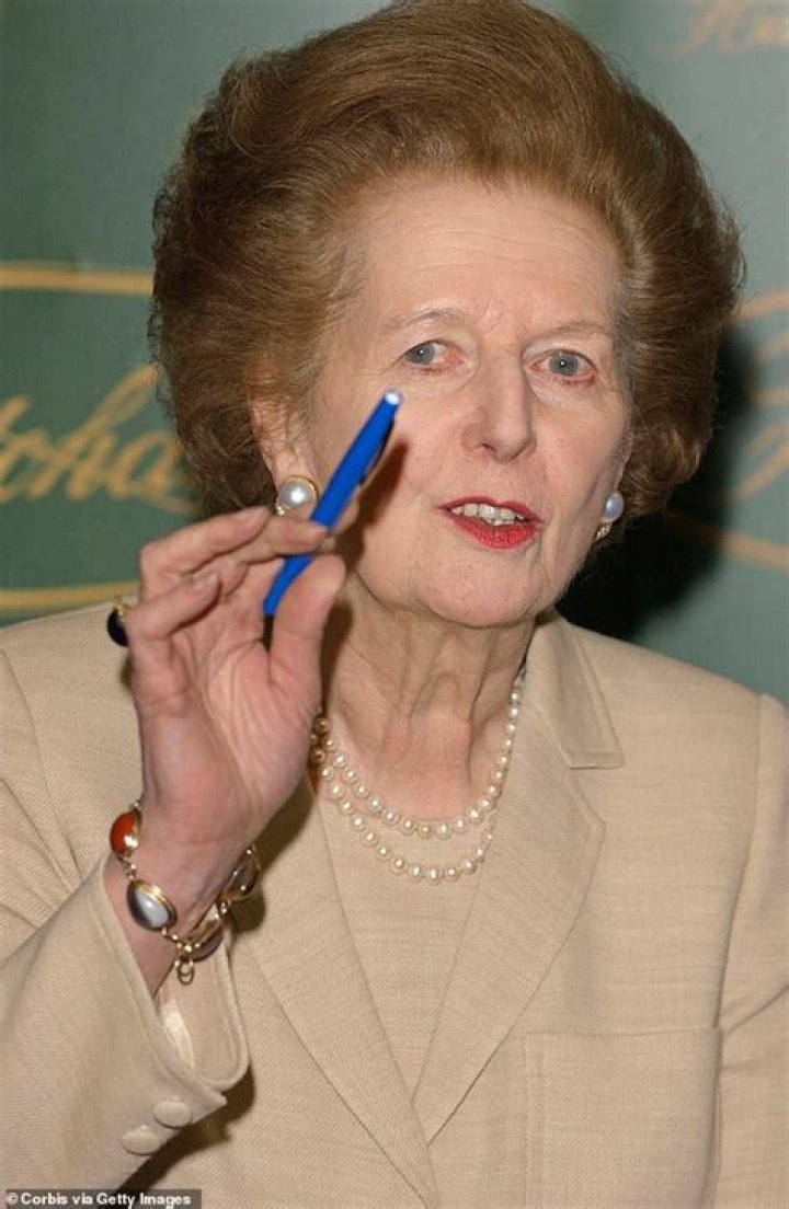 Did Margaret Thatcher have Dupuytren's?