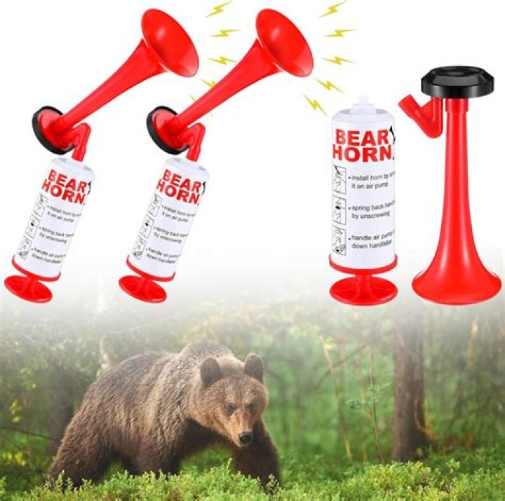 Do air horns scare off bears?