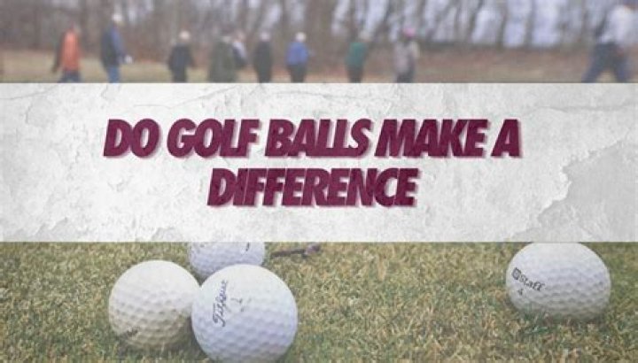 Do dirty golf balls make a difference?