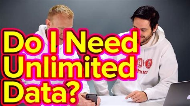 Do I really need unlimited data?
