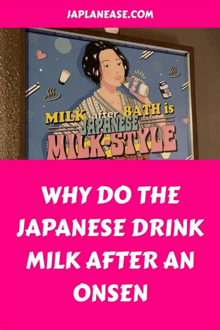 Do Japanese drink milk?