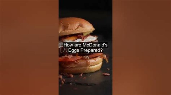 Do McDonalds use real eggs?