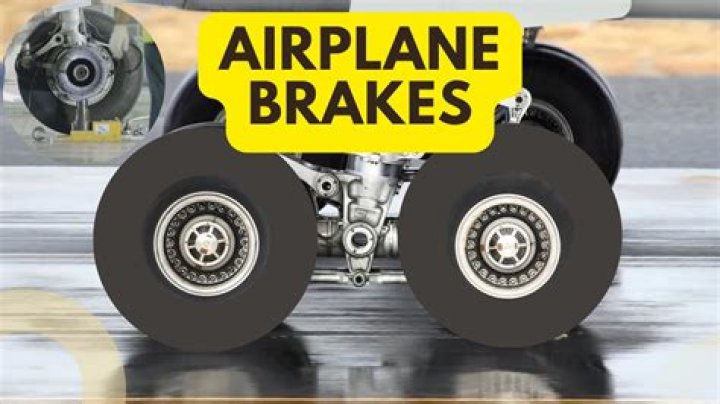 Do planes use brakes when landing?