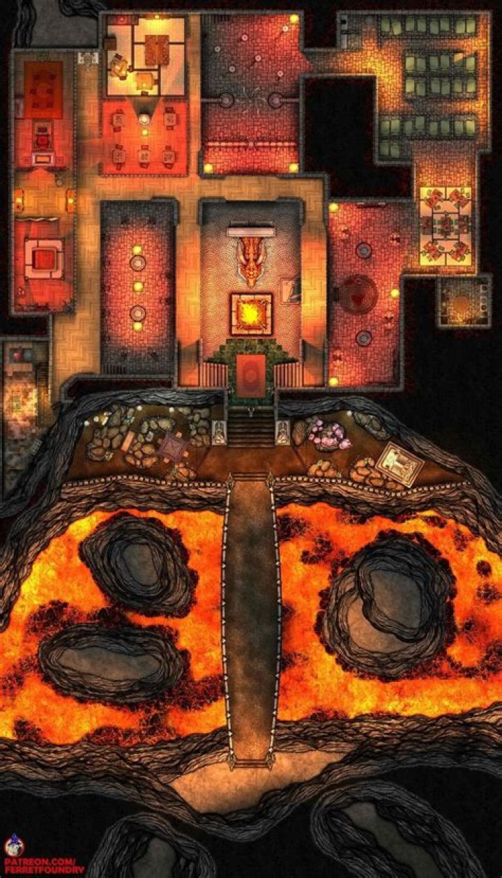 Do stairs work in volcano dungeon?