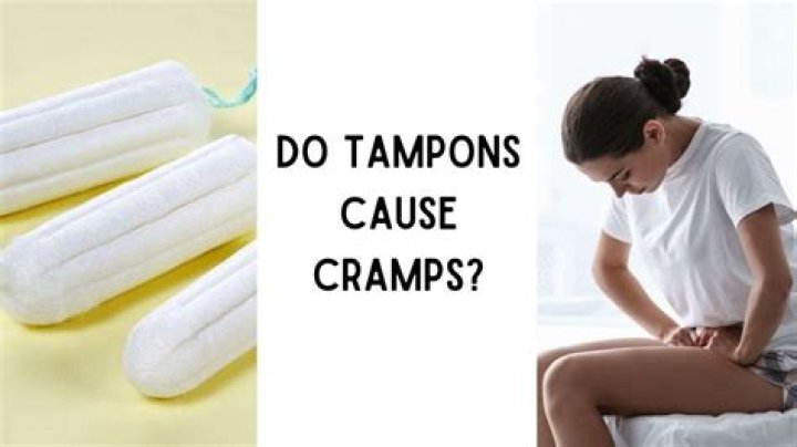Do tampons make your cramps worse?