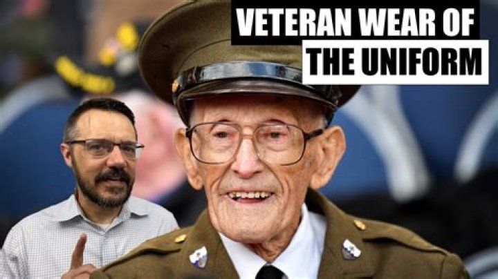 Do veterans keep their uniforms?