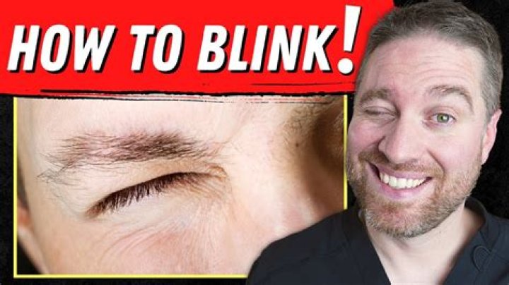 Do you blink when your blind?