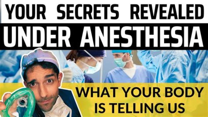Do you dream while under anesthesia?
