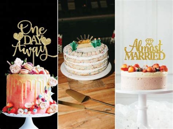 Do you have a cake at a rehearsal dinner?
