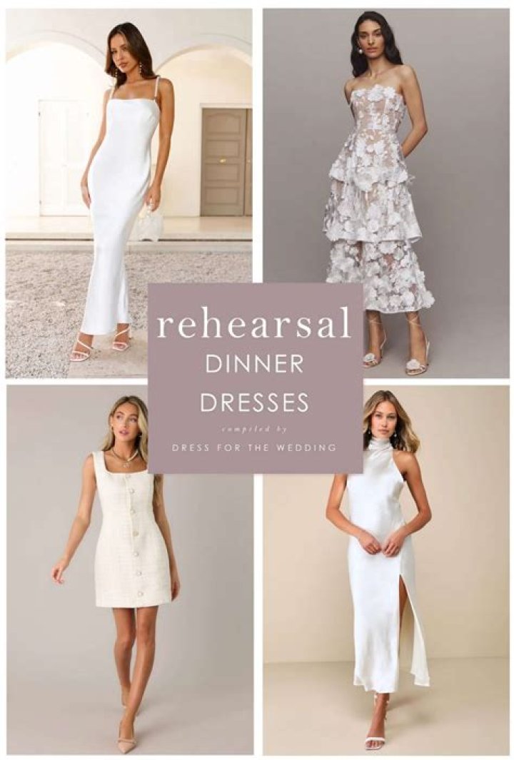 Do you have to dress up for rehearsal dinner?