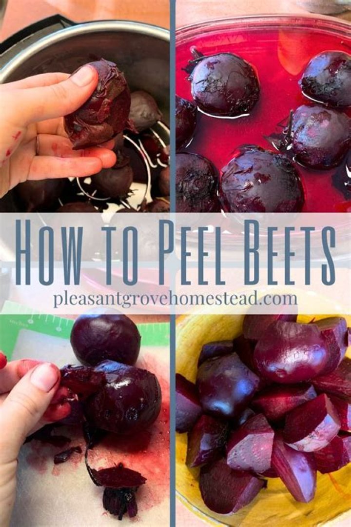 Do you peel beets before blending?