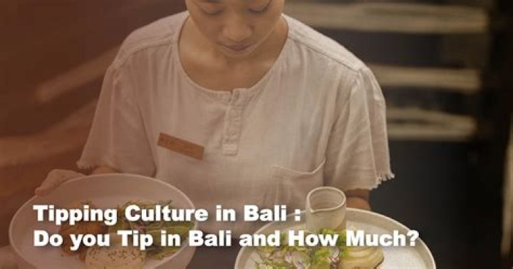 Do you tip in Bali?