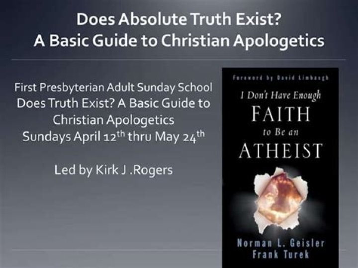Does absolute truth exist?