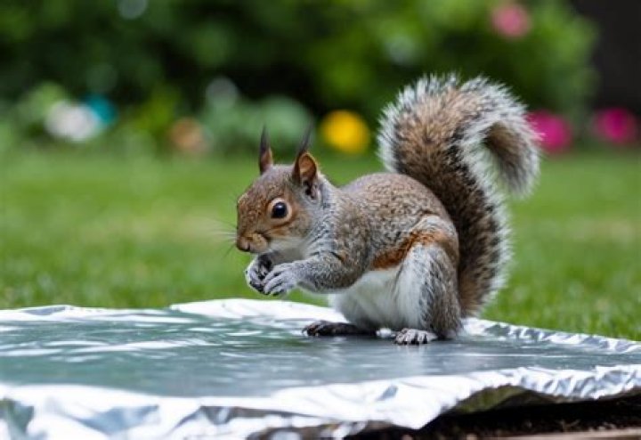 Does aluminum foil deter squirrels?