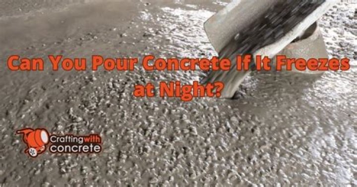 Does calcium keep concrete from freezing?