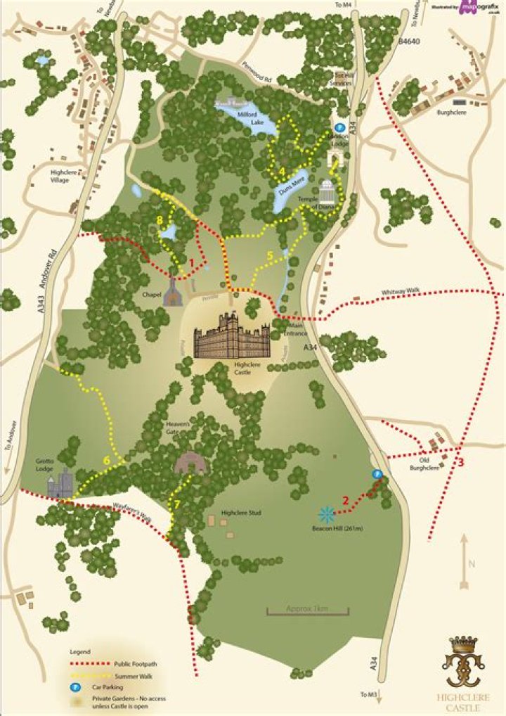 Does Clodagh McKenna live at Highclere Park?