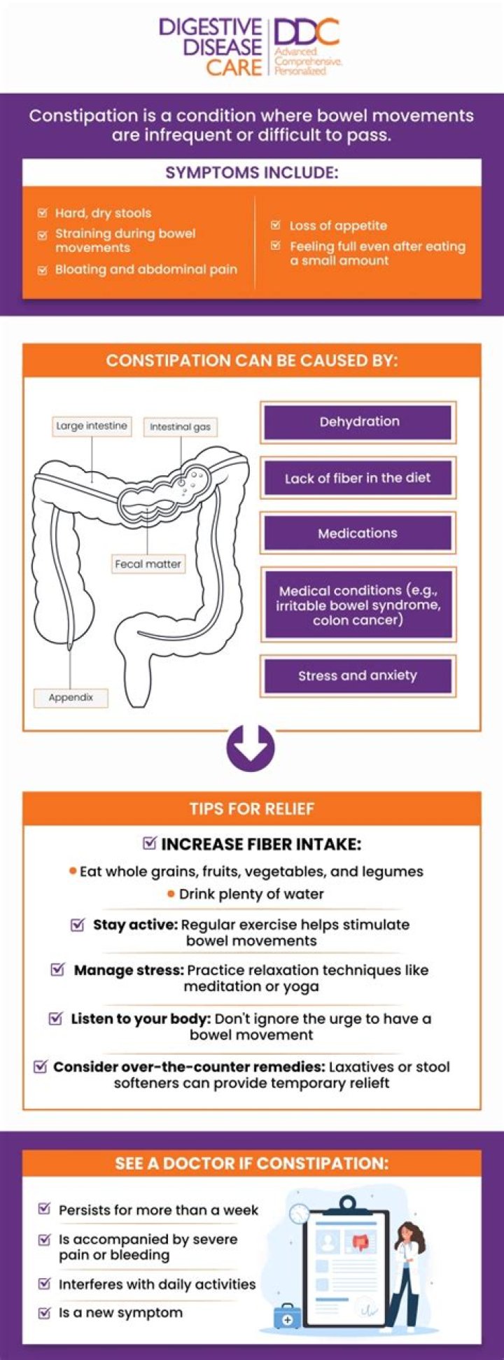 Does constipation lead to death?