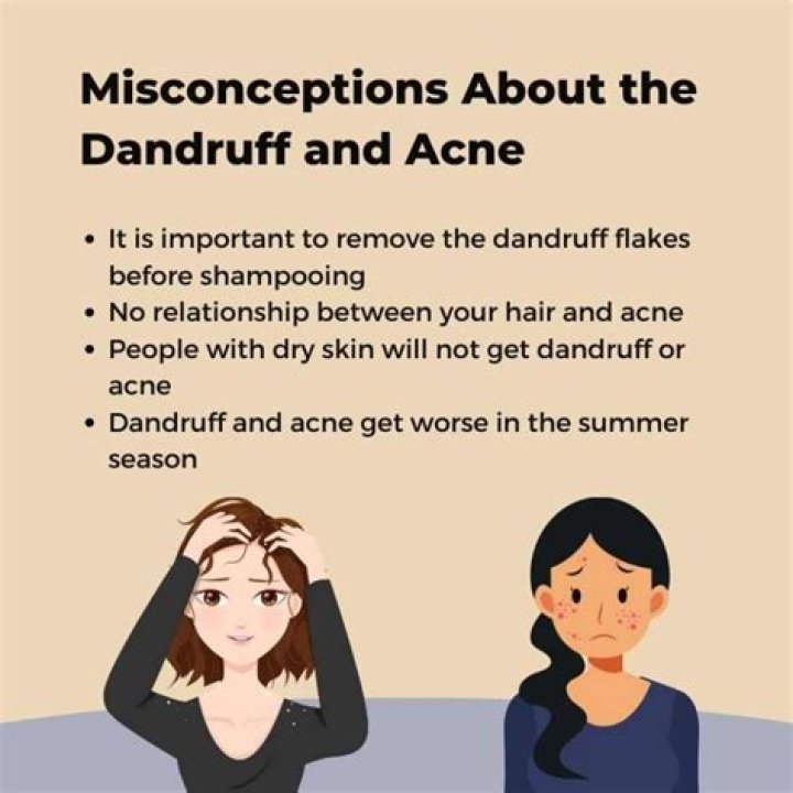 Does dandruff cause pimples?