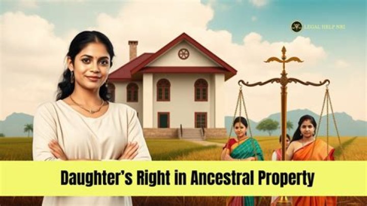 Does daughter have right in ancestral property?