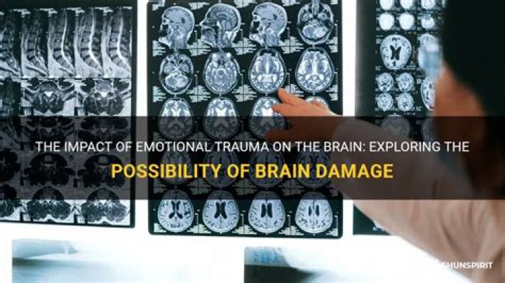 Does emotional trauma cause brain damage?